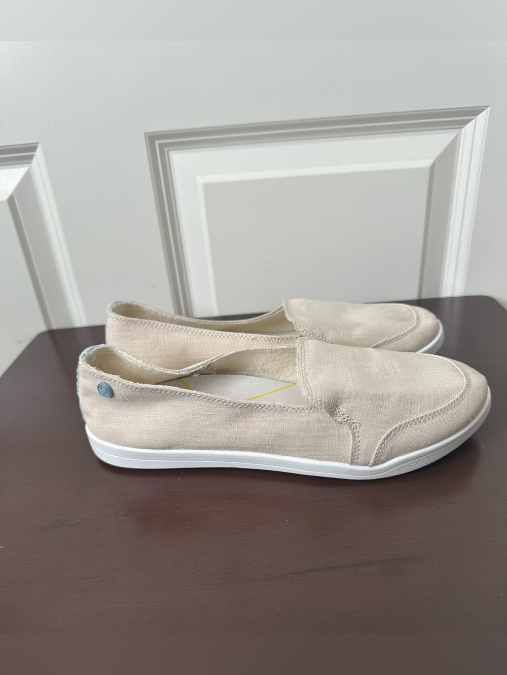 Vionic Manzanita Women's Beach Linen Slip-On Loafer Size 9